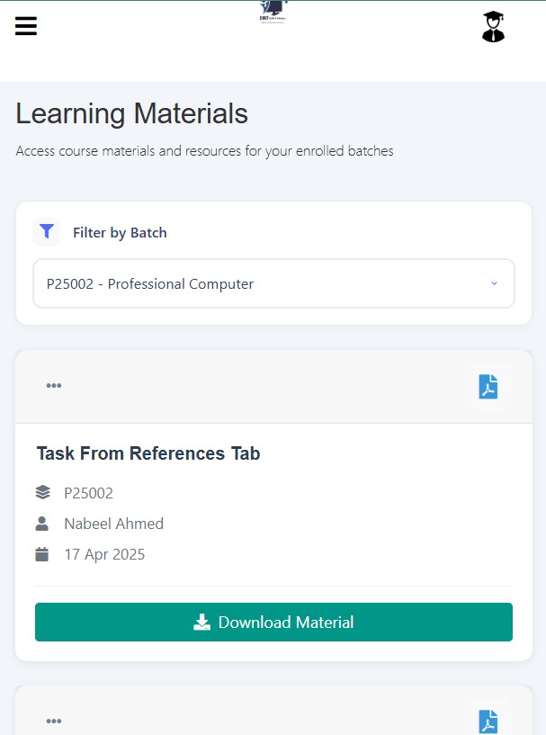 Learning Materials