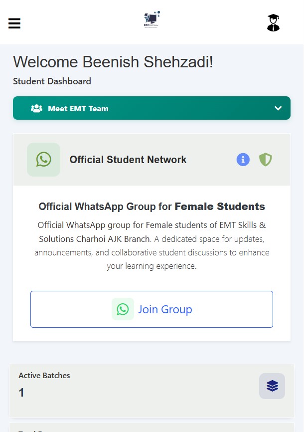 Student Portal Dashboard
